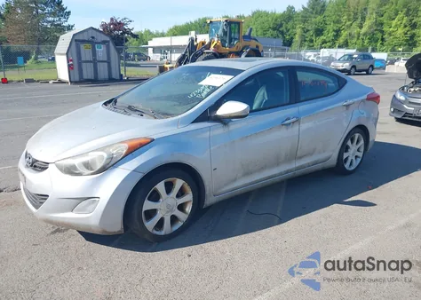 2012 Hyundai Elantra Limited (Ulsan Plant) from USA, damaged, VIN KMHDH4AE8CU301183